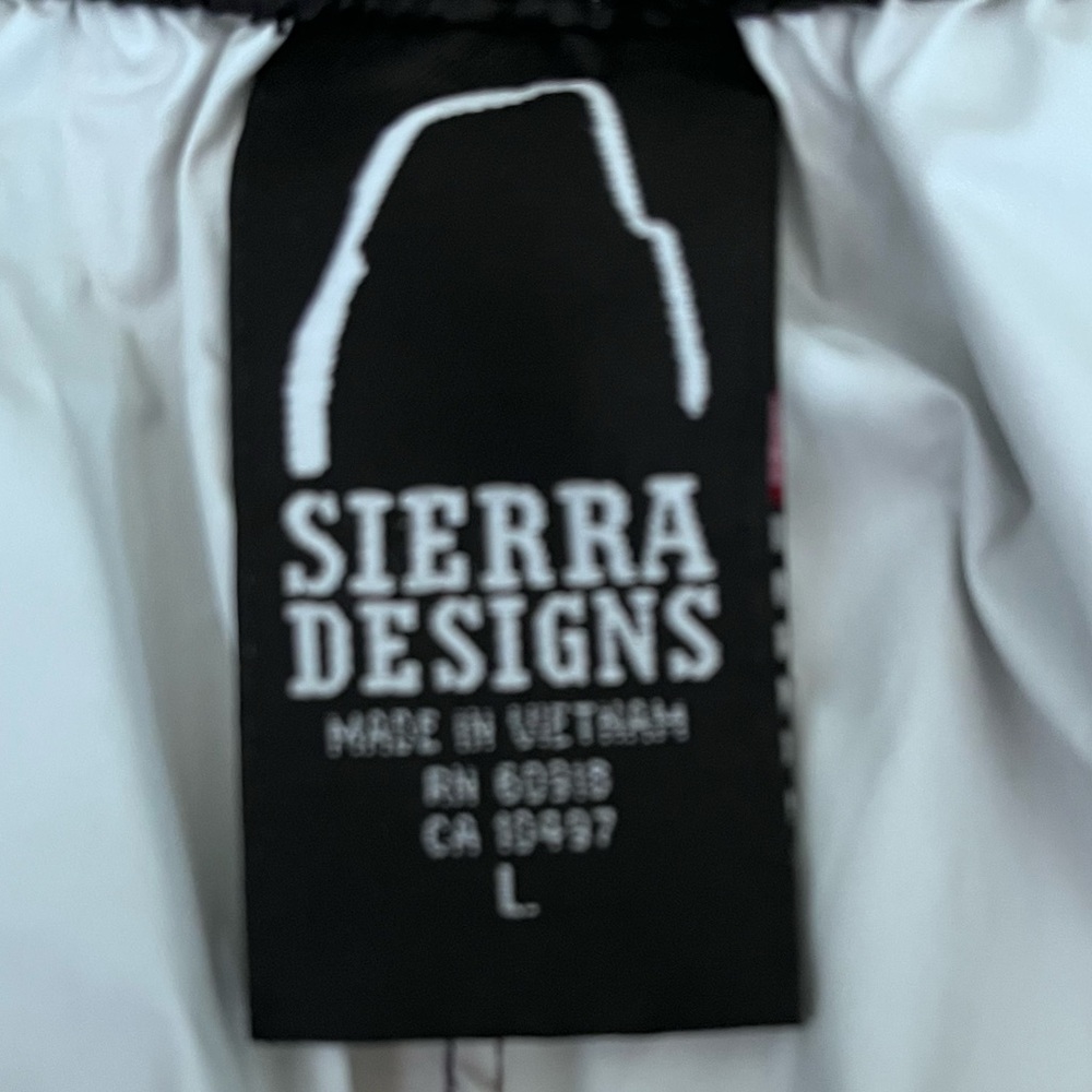 Sierra Designs Black Waterproof Rain Pants Mens Large Pull On Hiking Outdoors - Picture 6 of 11